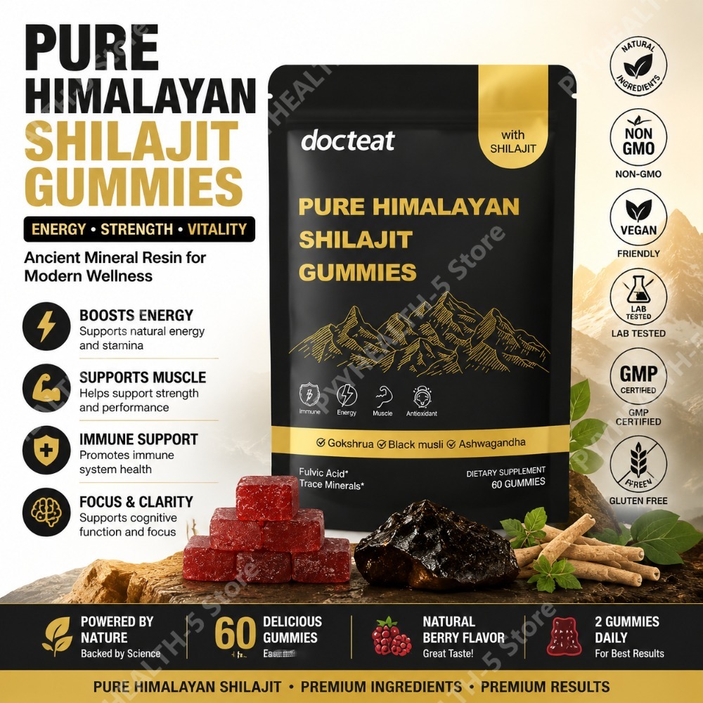 Herbal Wellness - Docteat Pure Himalayan Shilajit Gummies con